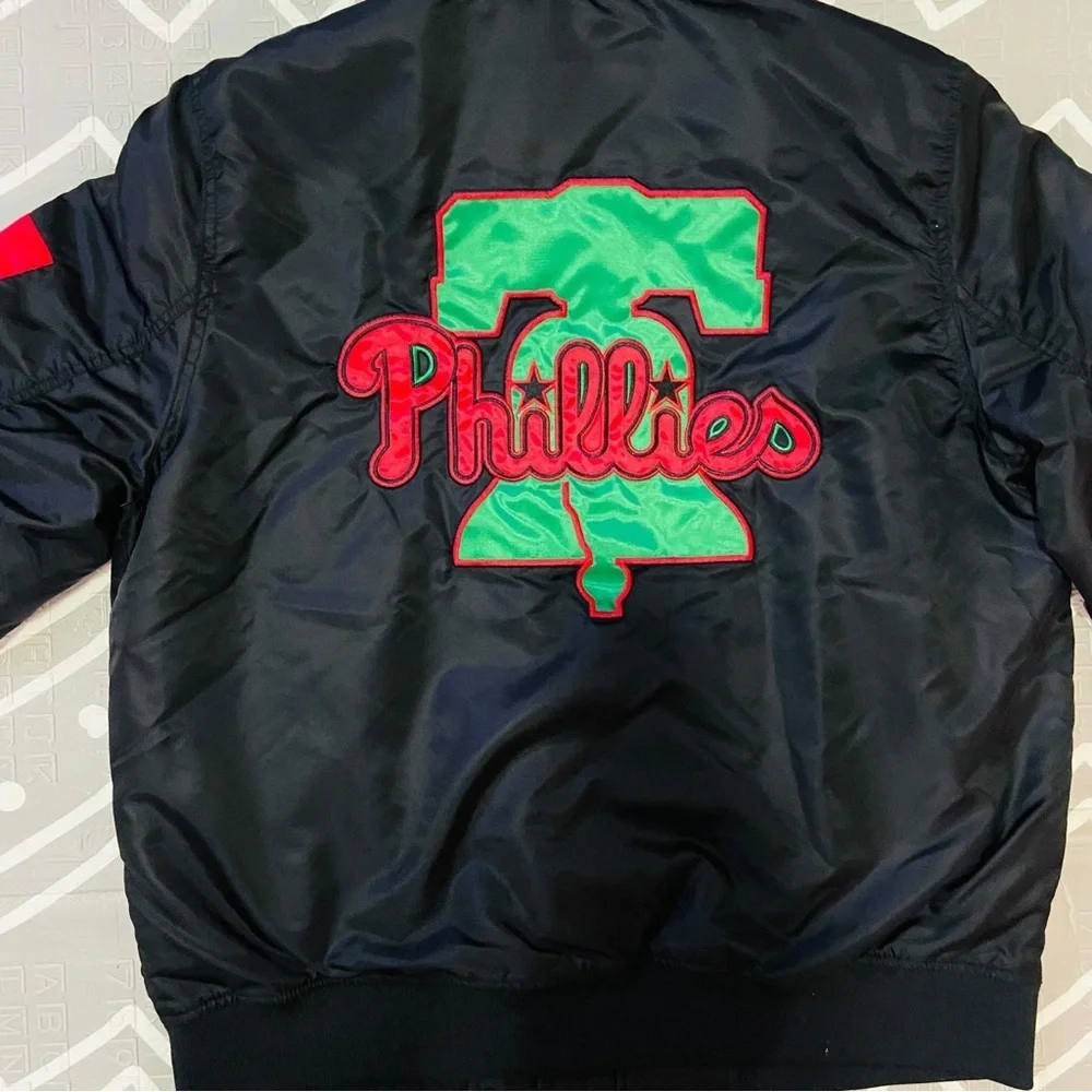 Starter vintage retro Philadelphia phillies bomber varsity baseball jacket XL